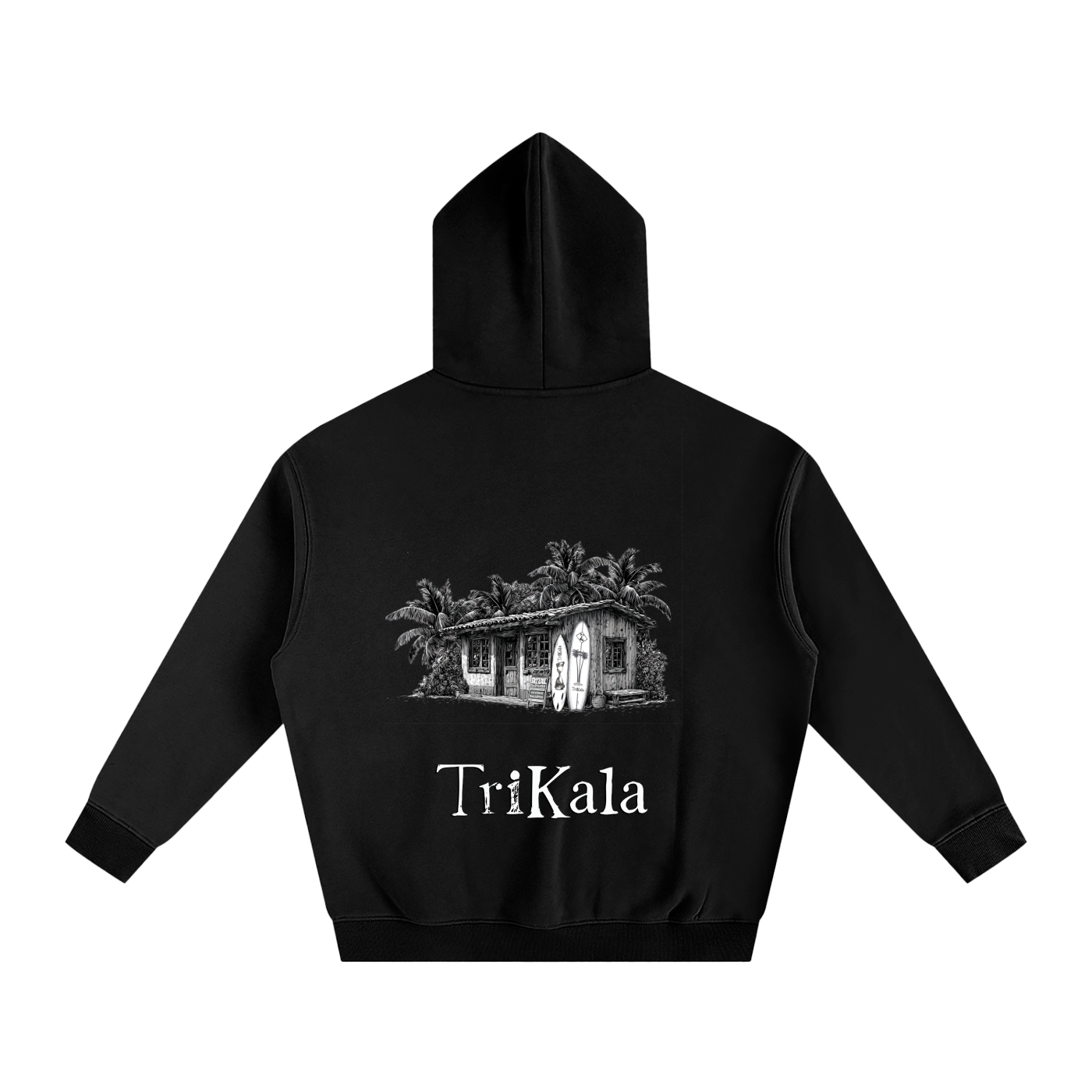Trikala Beach hut Hoodie