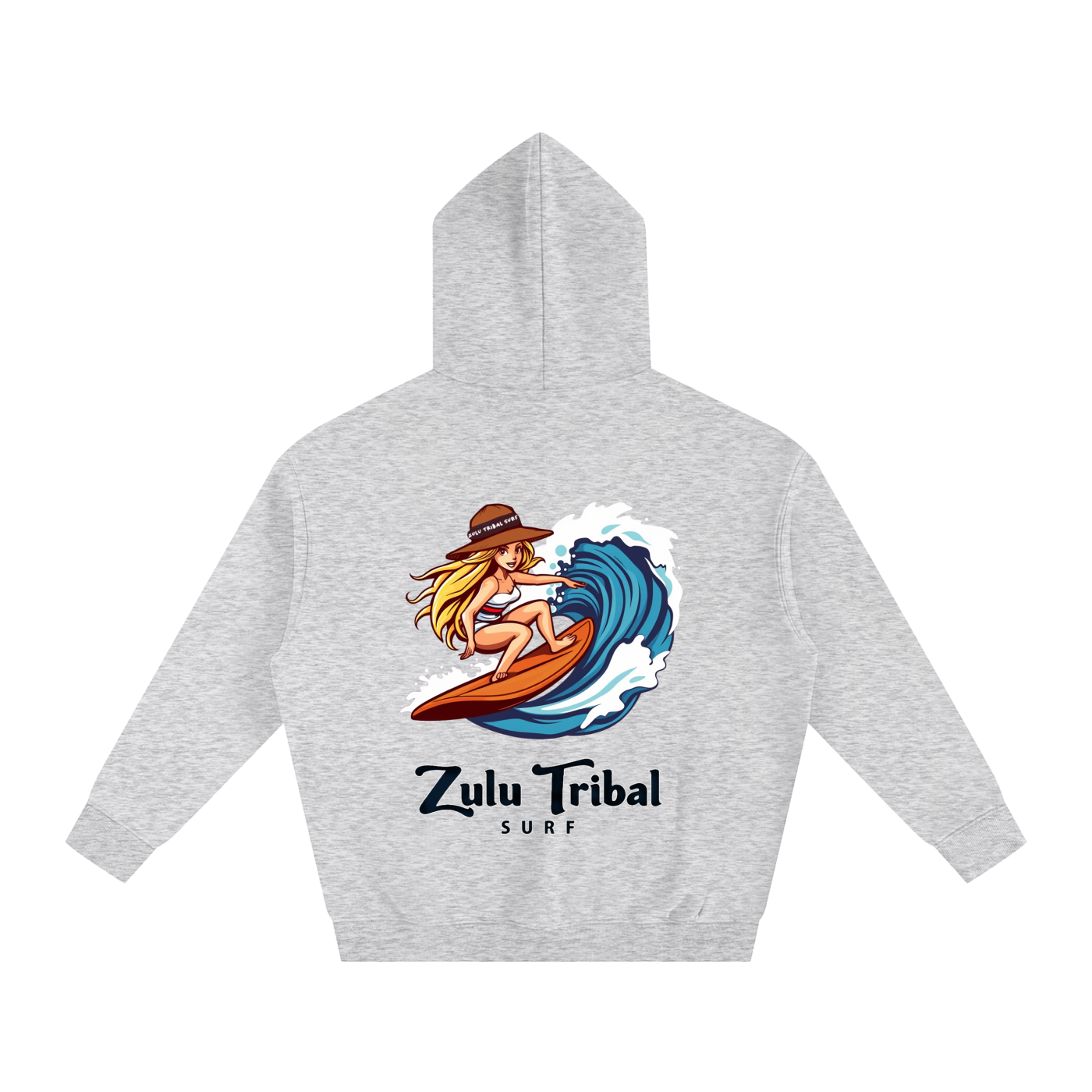 Zulu surfer girl Hoodie