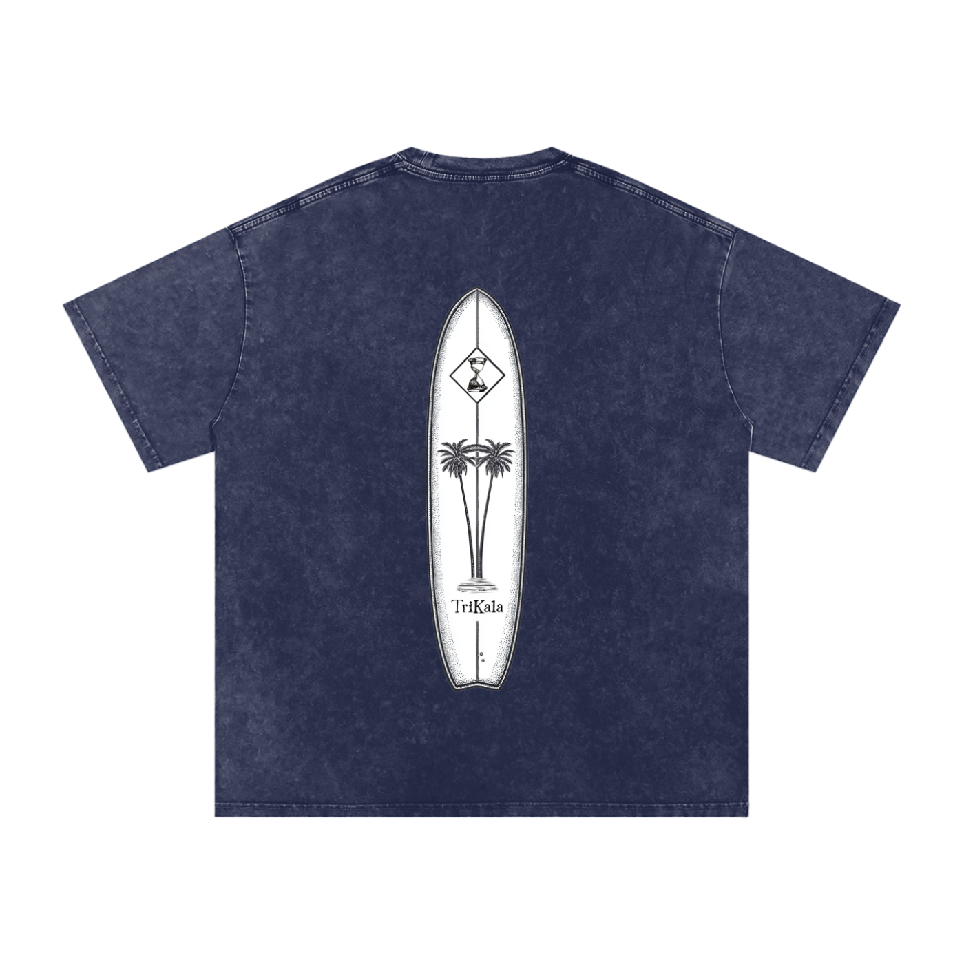 Trikala longboard Acid Wash tee
