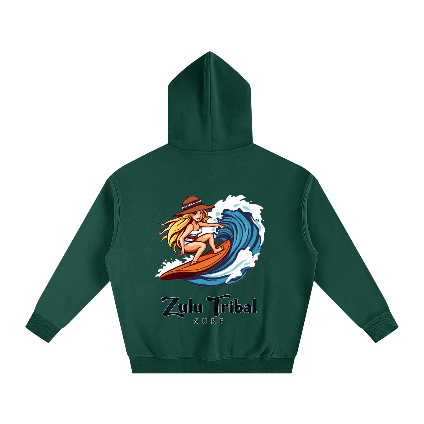 Zulu surfer girl Hoodie
