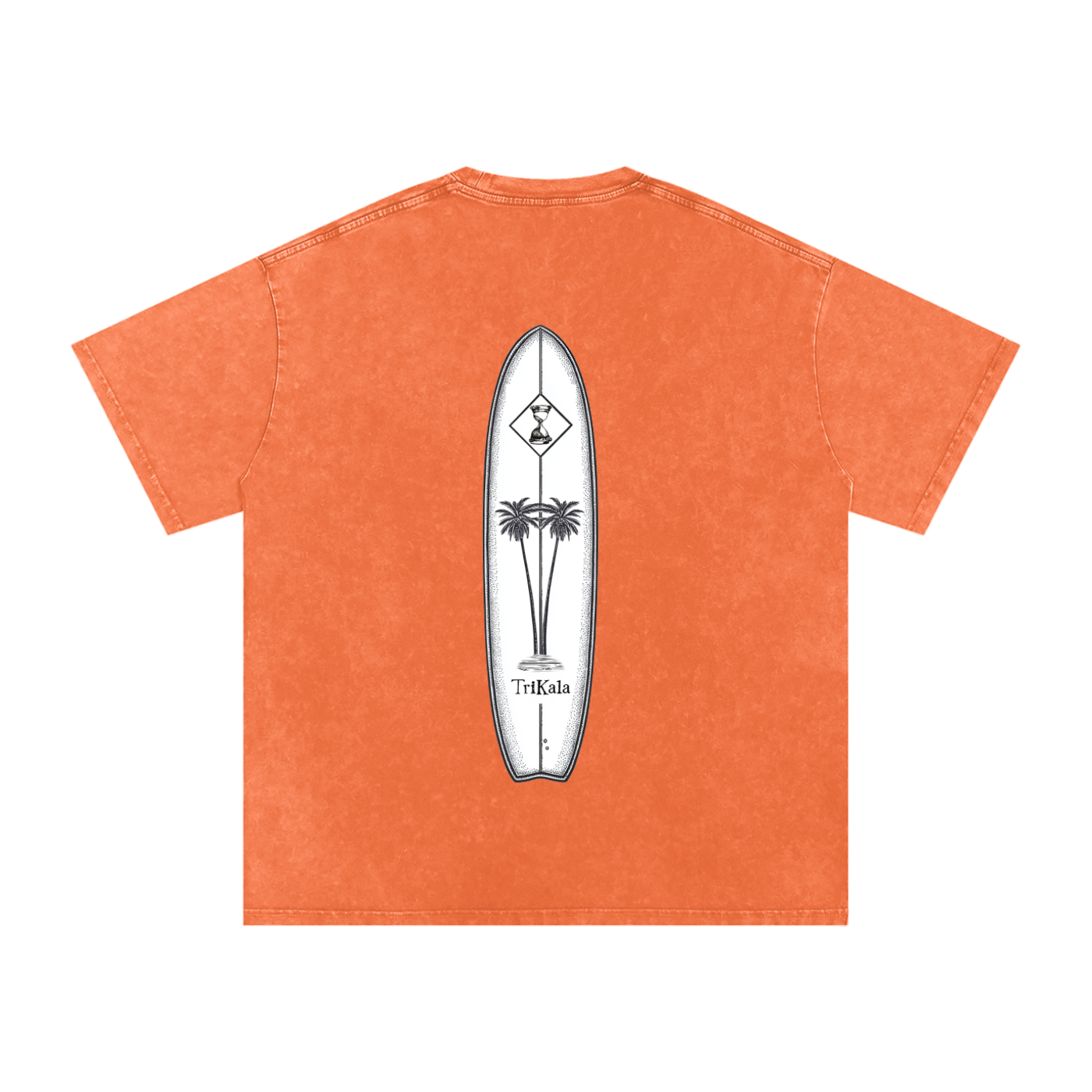 Trikala longboard Acid Wash tee