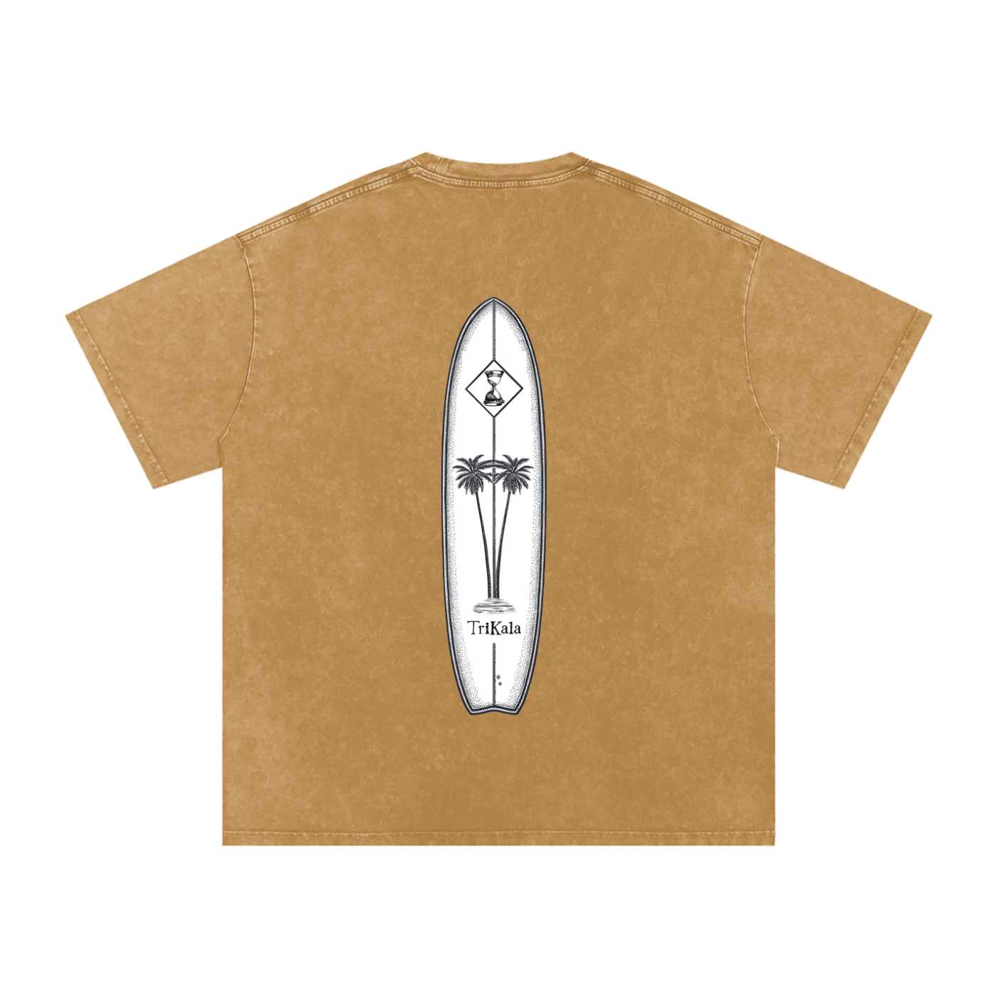 Trikala longboard Acid Wash tee