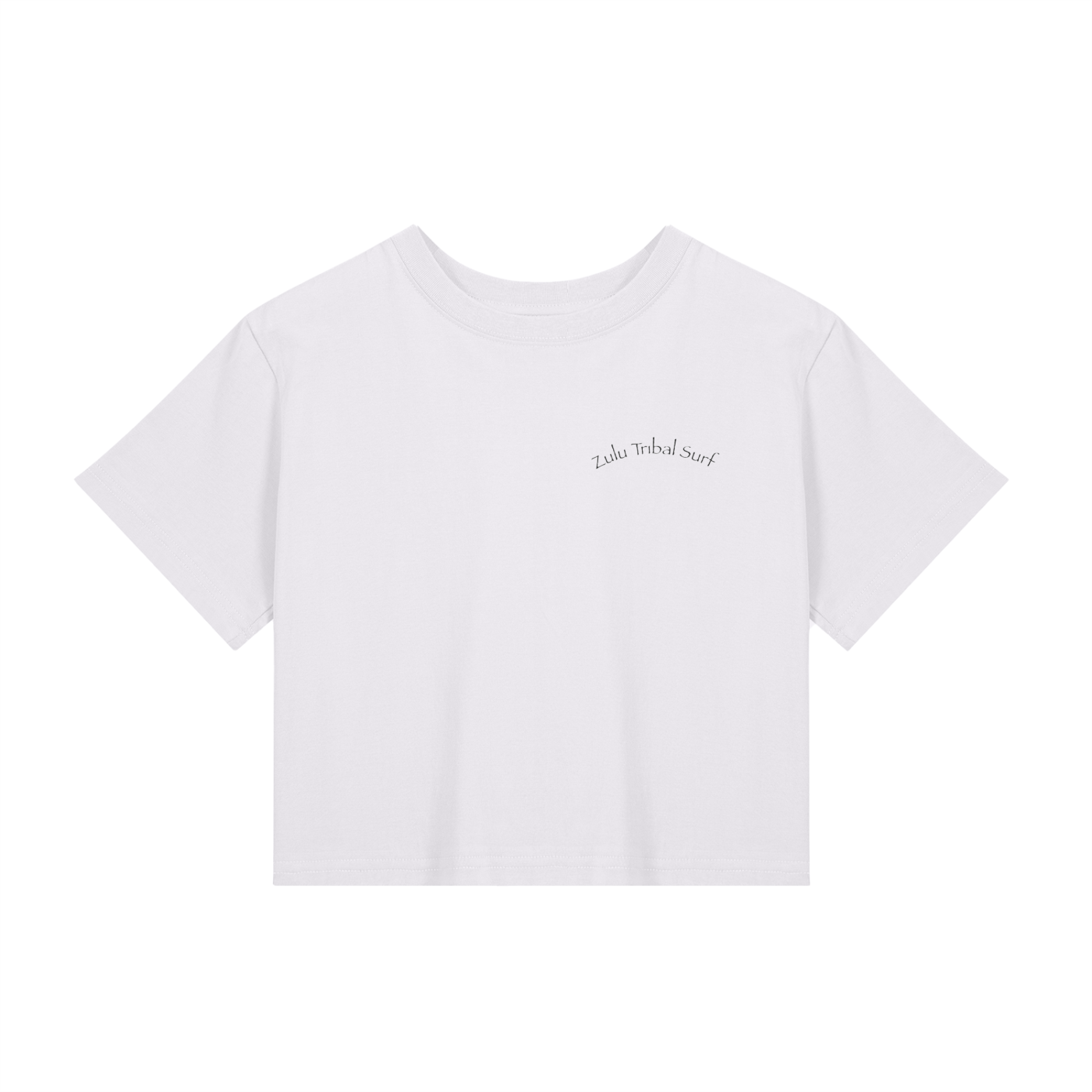 ZULU TRIBAL SURF WOMENS CROP TEE