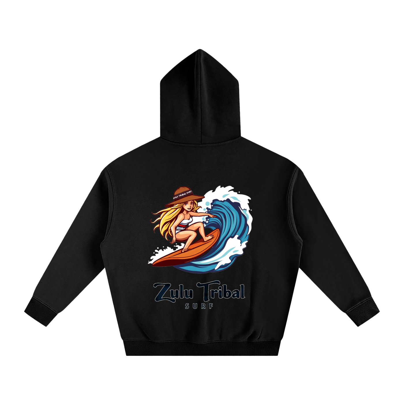Zulu surfer girl Hoodie