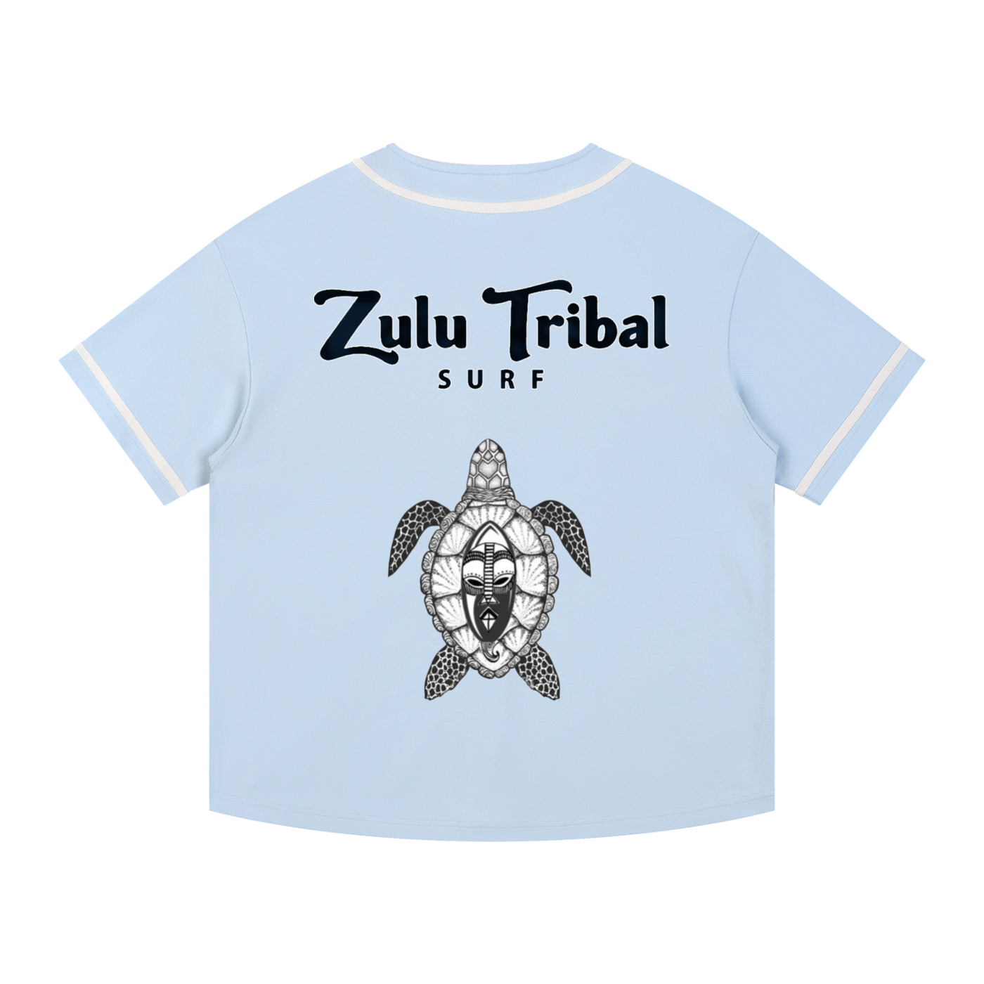 Zulu tribal surf Button-Up Jersey