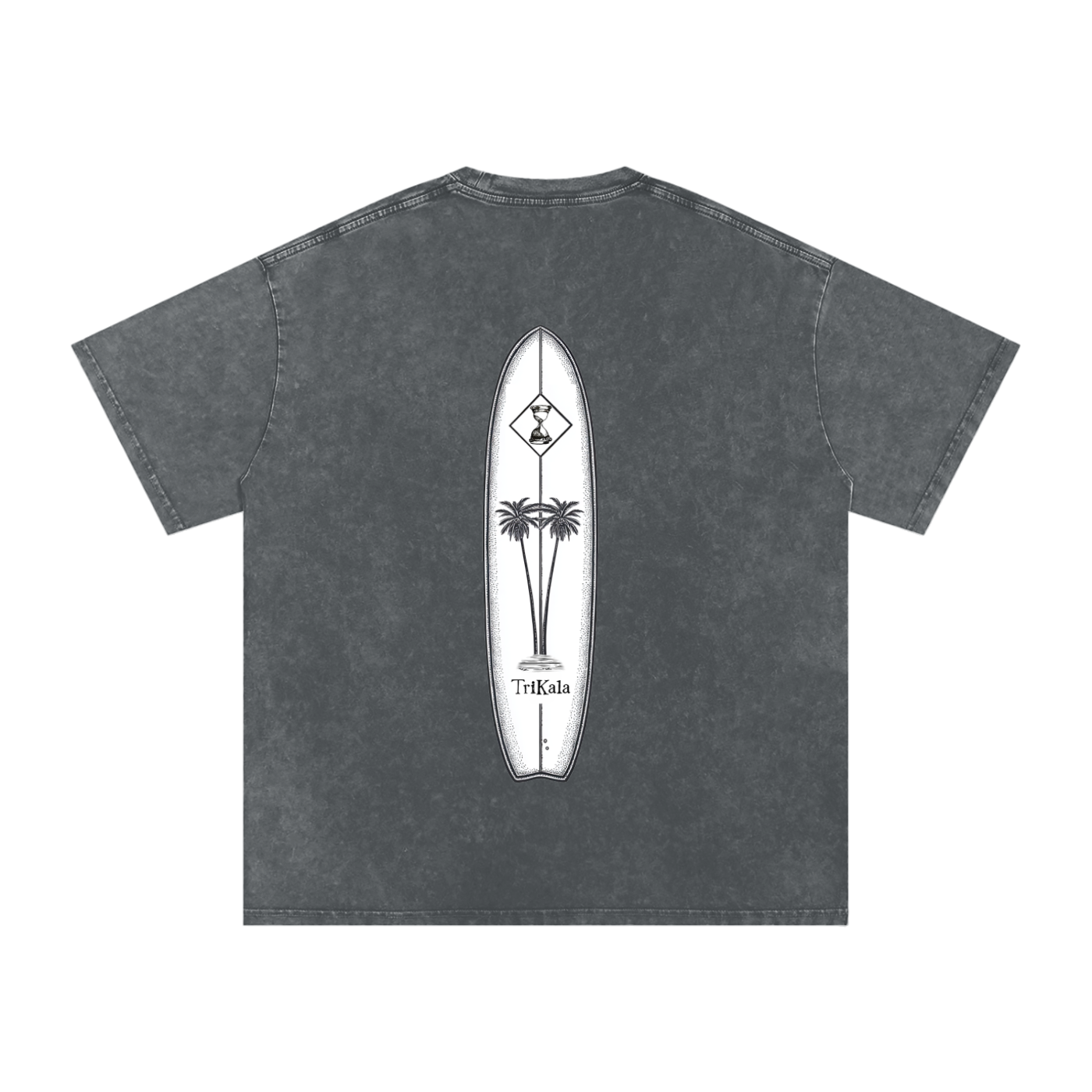 Trikala longboard Acid Wash tee