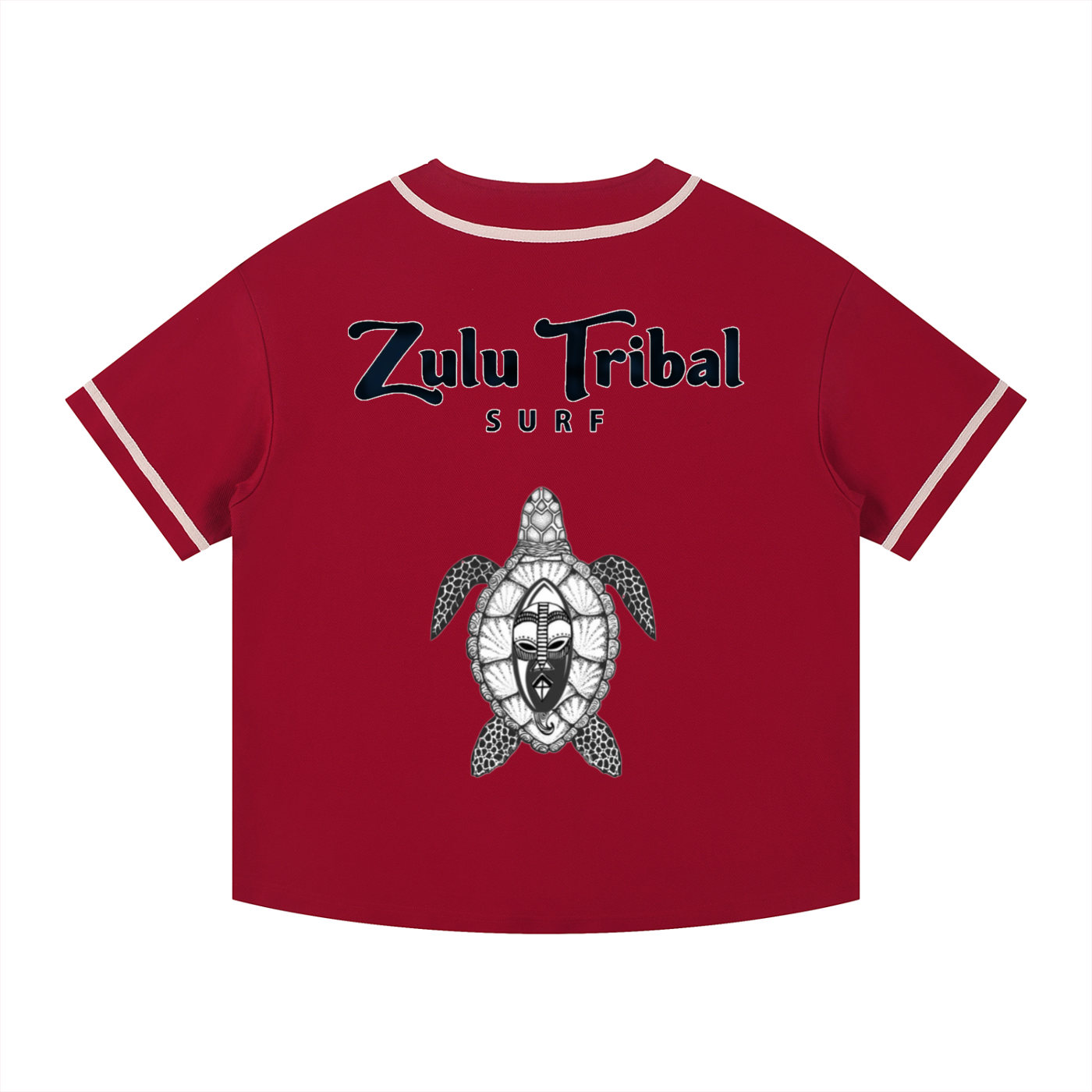 Zulu tribal surf Button-Up Jersey
