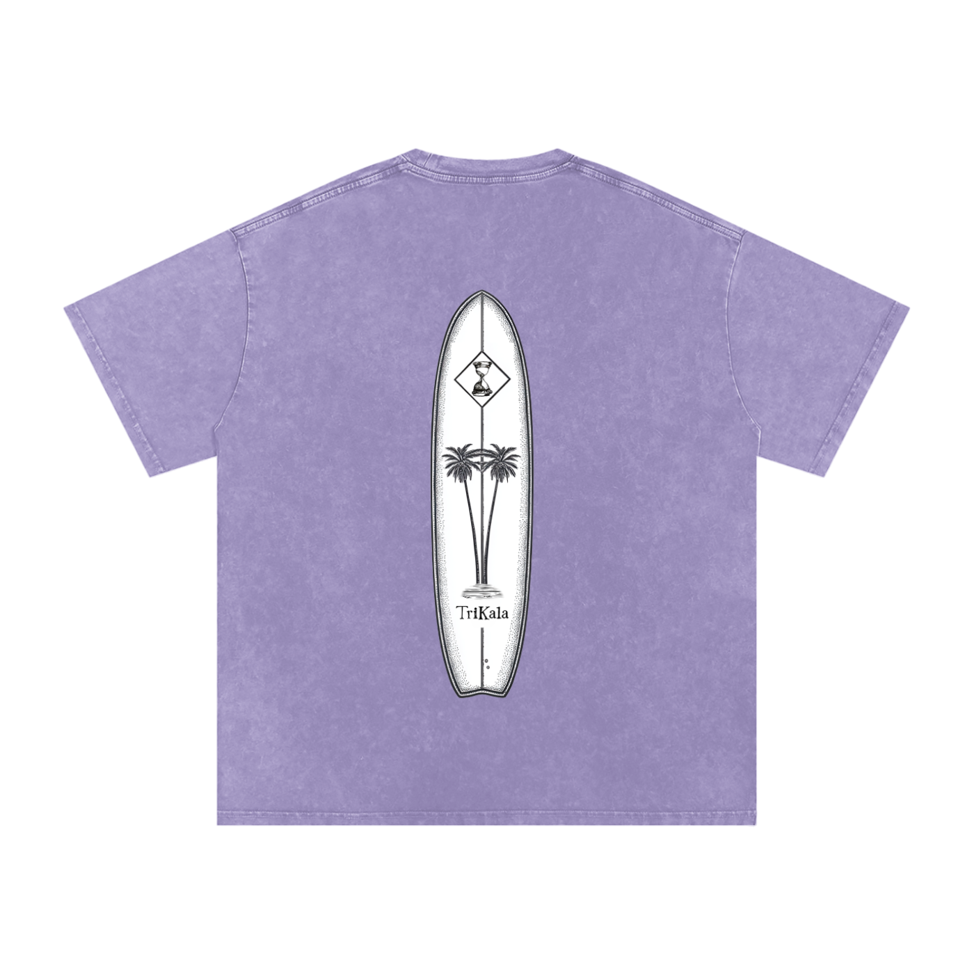 Trikala longboard Acid Wash tee