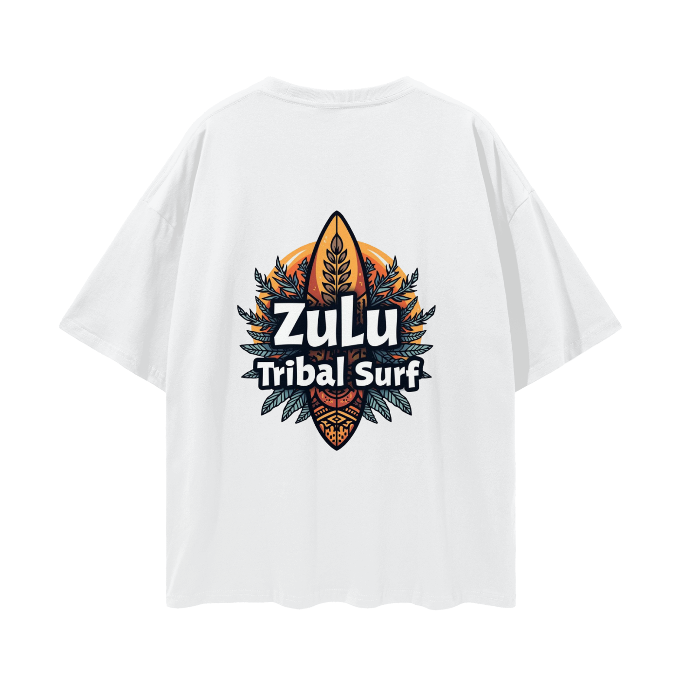 Zulu Tribal Classic Oversize Deep Drop Shoulder Tee