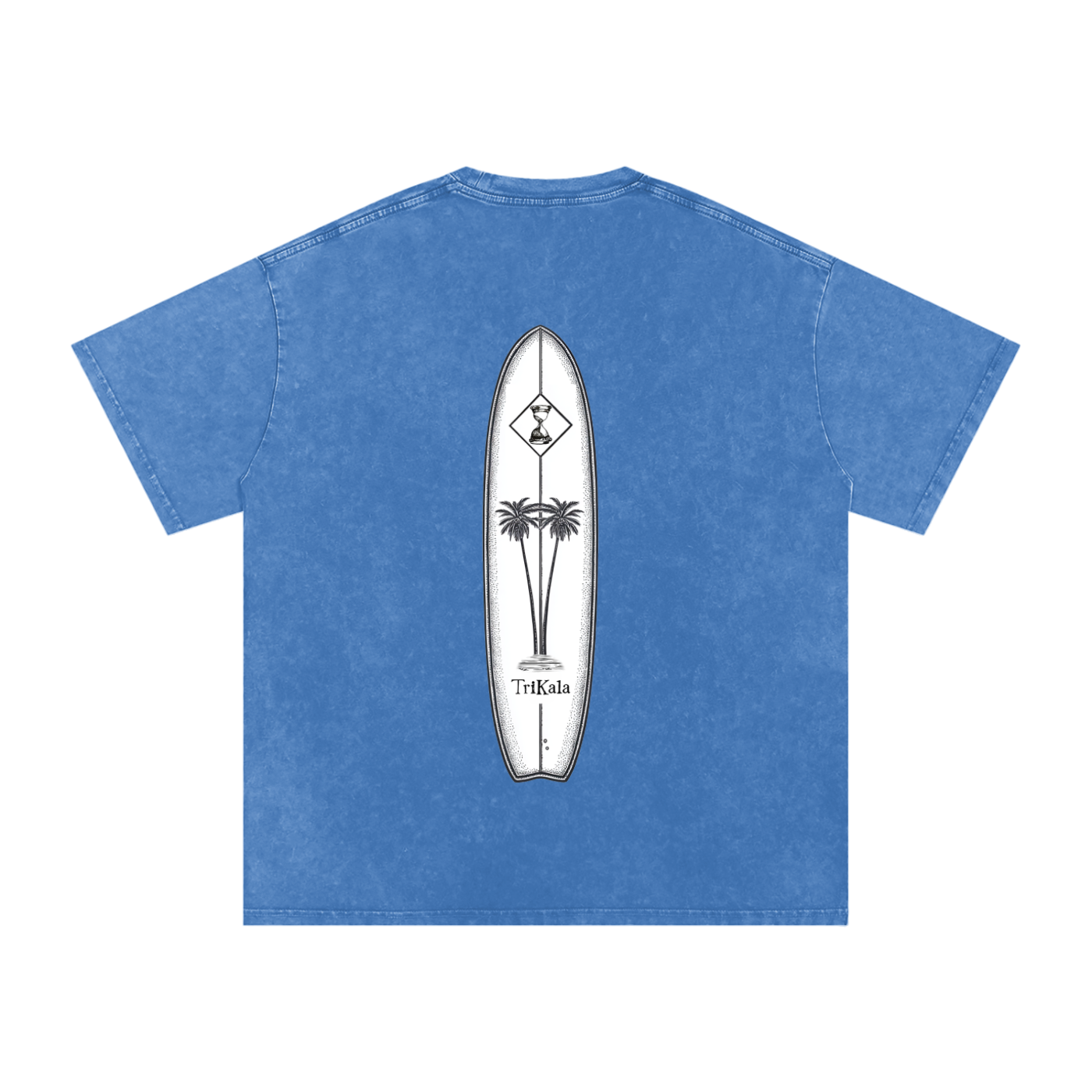 Trikala longboard Acid Wash tee