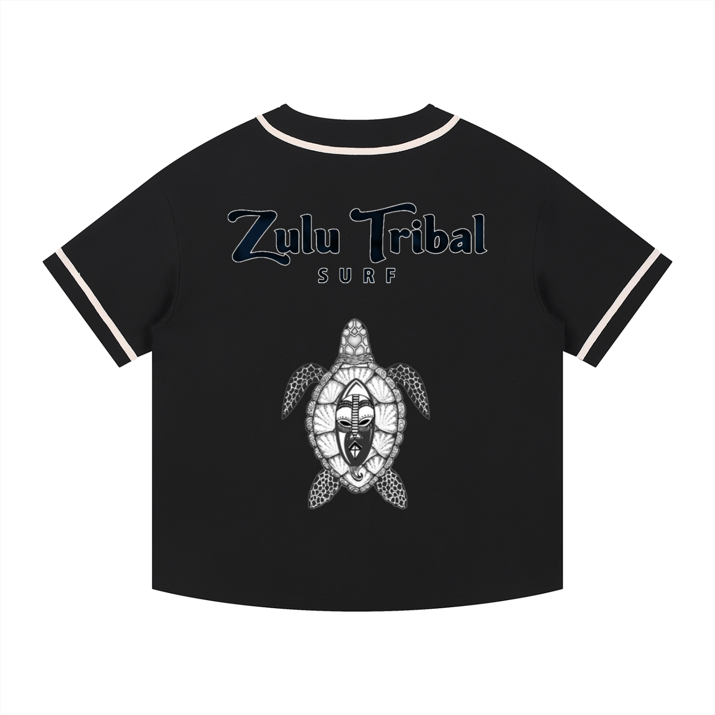 Zulu tribal surf Button-Up Jersey