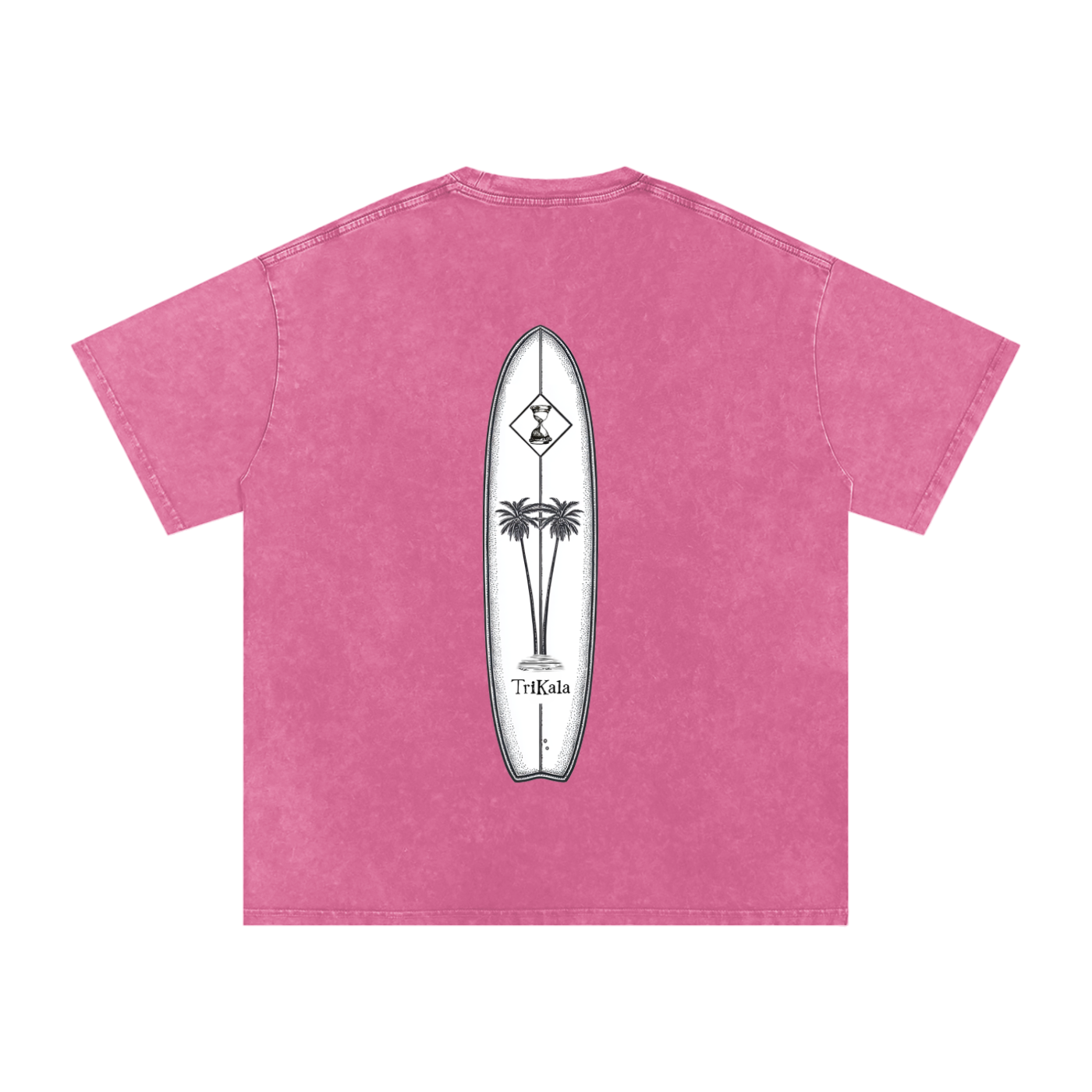 Trikala longboard Acid Wash tee