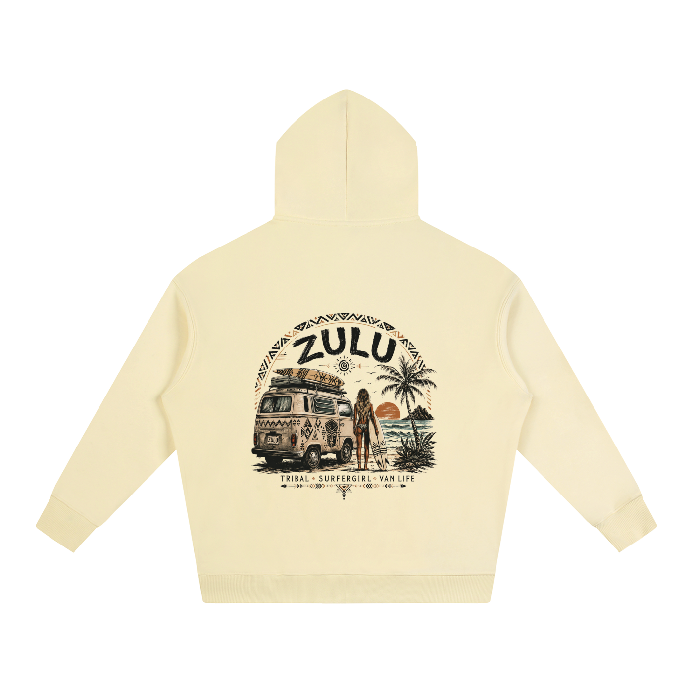 Zulu Van Life 1 Oversize Fleeced Hoodie
