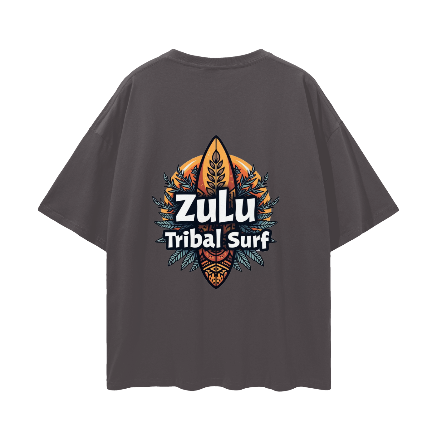 Zulu Tribal Classic Oversize Deep Drop Shoulder Tee