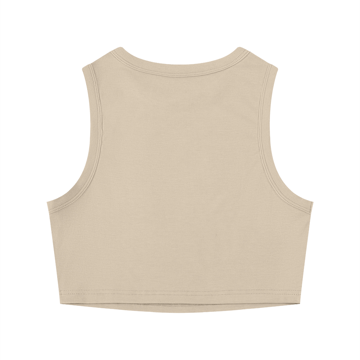 Zulu Tribal Women's Tight Crewneck Crop Tank Top