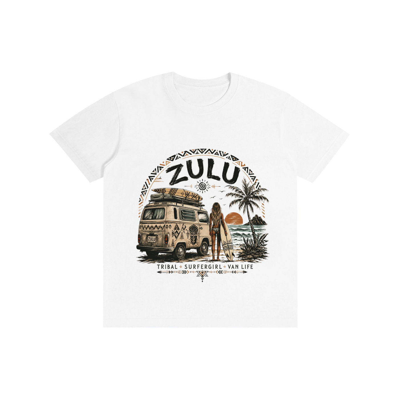 Zulu Tribal Pure Cotton Unisex T-Shirt