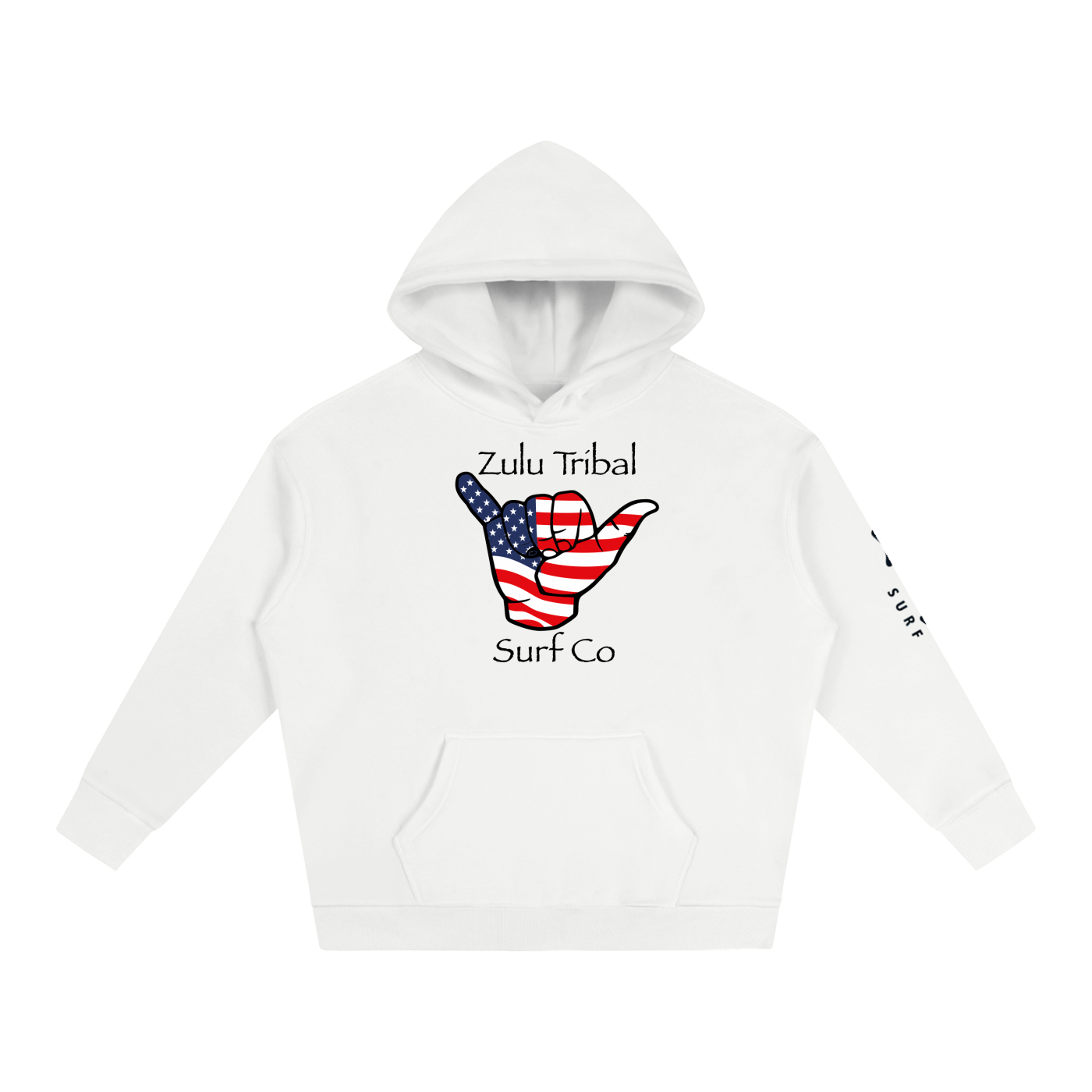Zulu tribal Oversize Fleeced Hoodie