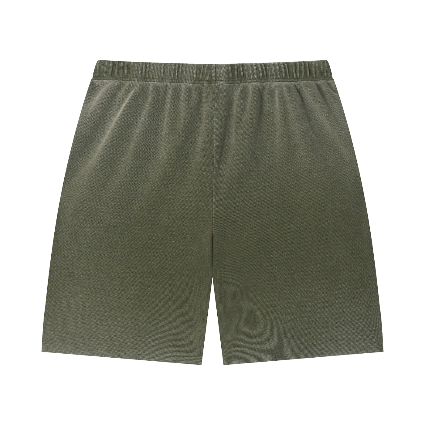 Zulu Tribal Vintage Wash Sunfade Waffle Raw Hem Shorts