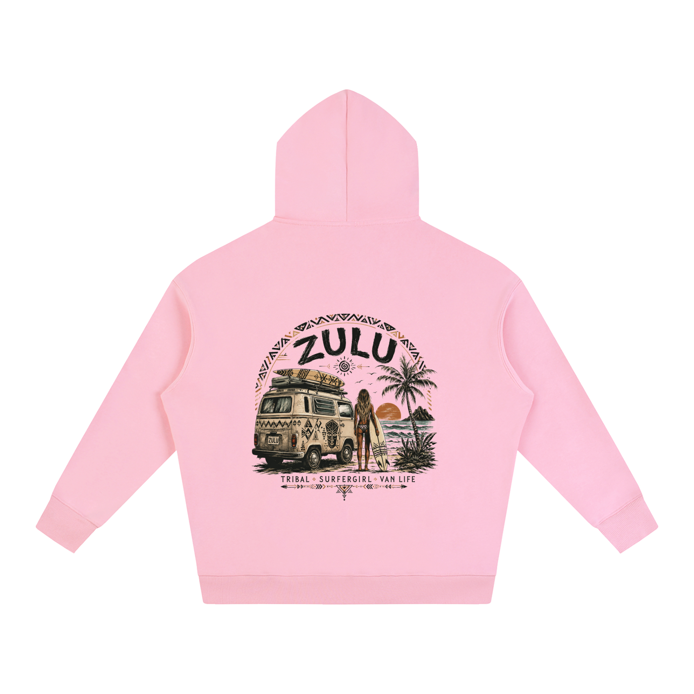 Zulu Van Life 1 Oversize Fleeced Hoodie