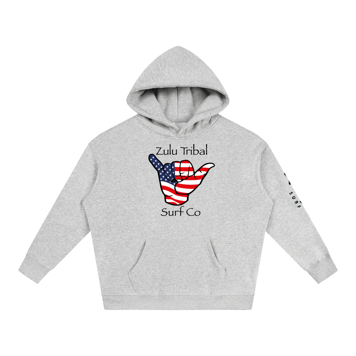 Zulu tribal Oversize Fleeced Hoodie