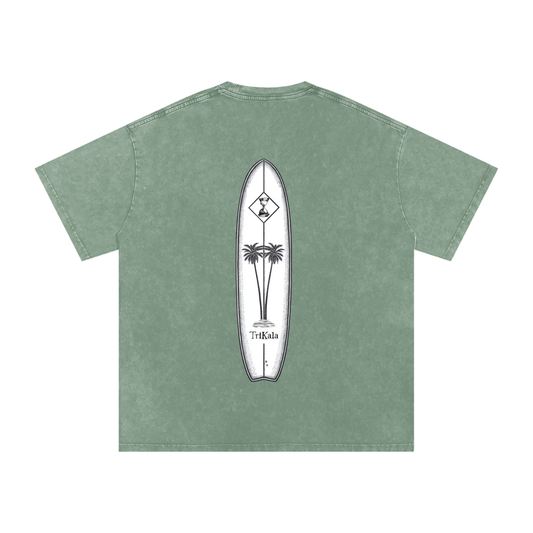 Trikala longboard Acid Wash tee