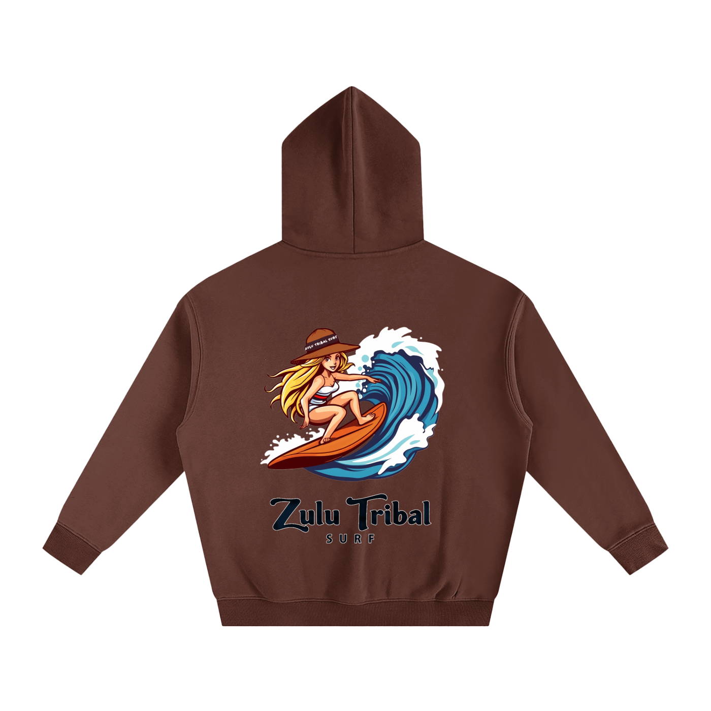Zulu surfer girl Hoodie