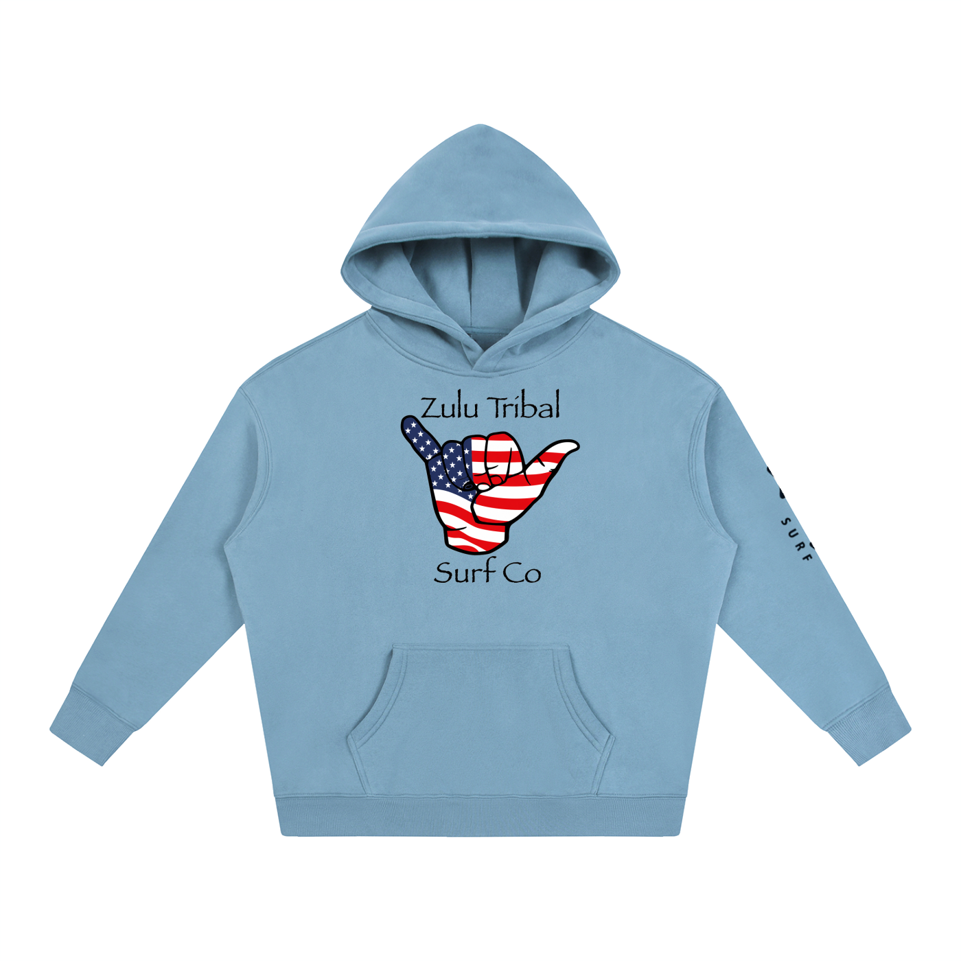 Zulu tribal Oversize Fleeced Hoodie