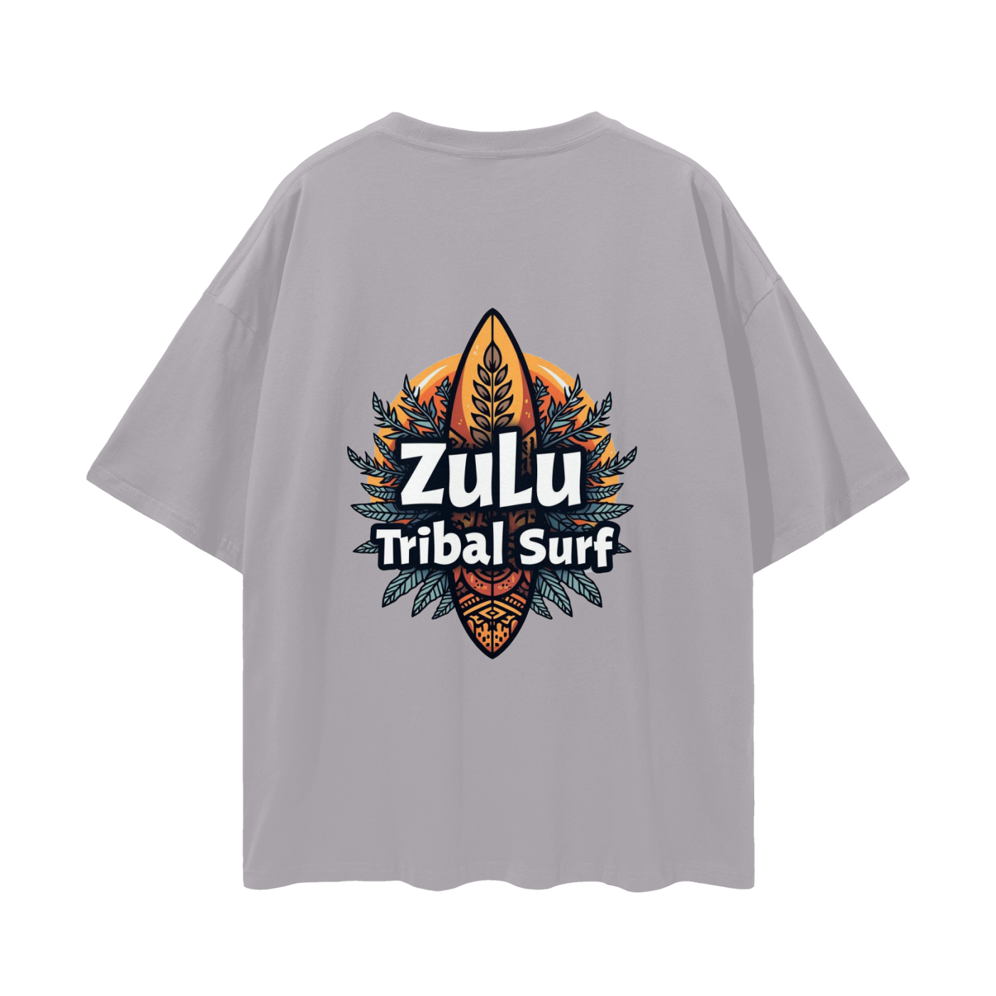 Zulu Tribal Classic Oversize Deep Drop Shoulder Tee