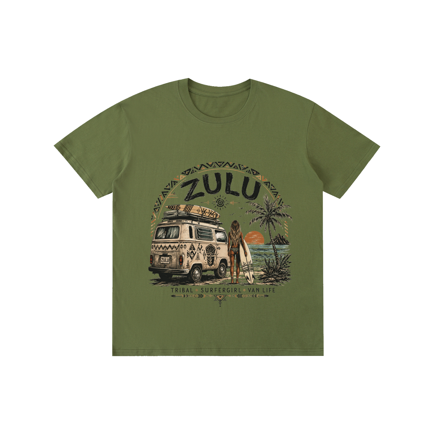 Zulu Tribal Pure Cotton Unisex T-Shirt