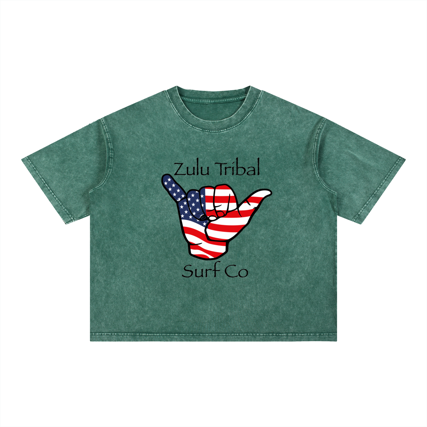 Zulu Tribal Mineral Wash Boxy Cotton T-Shirt