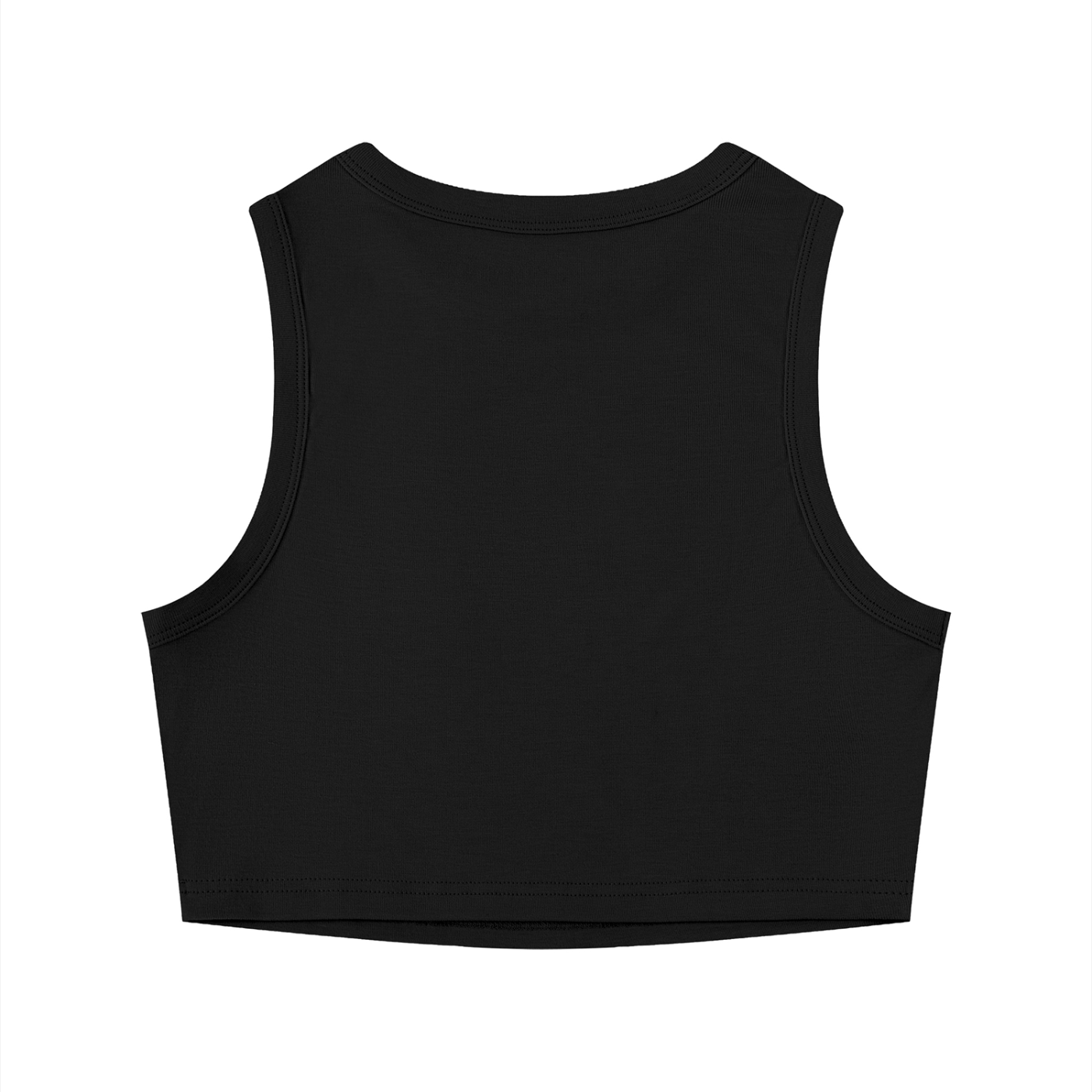 Zulu Tribal Women's Tight Crewneck Crop Tank Top