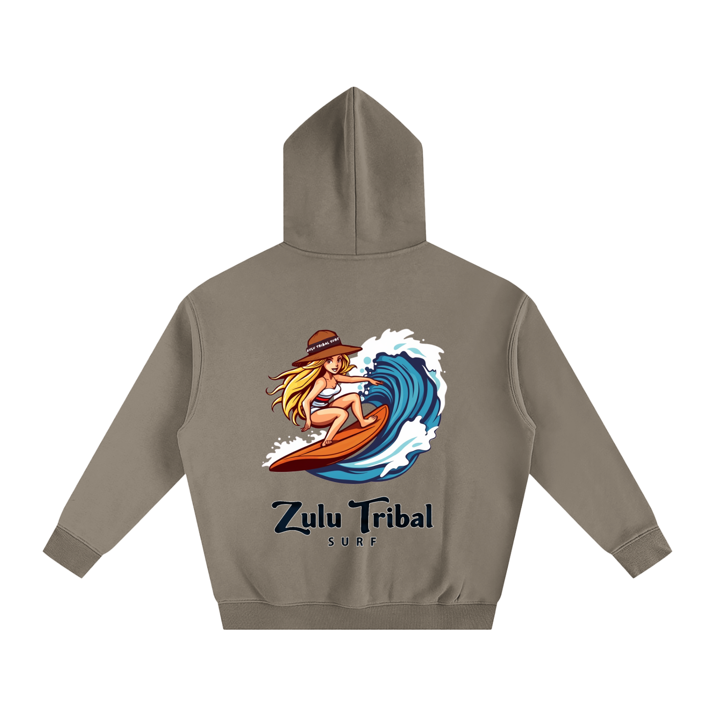 Zulu surfer girl Hoodie