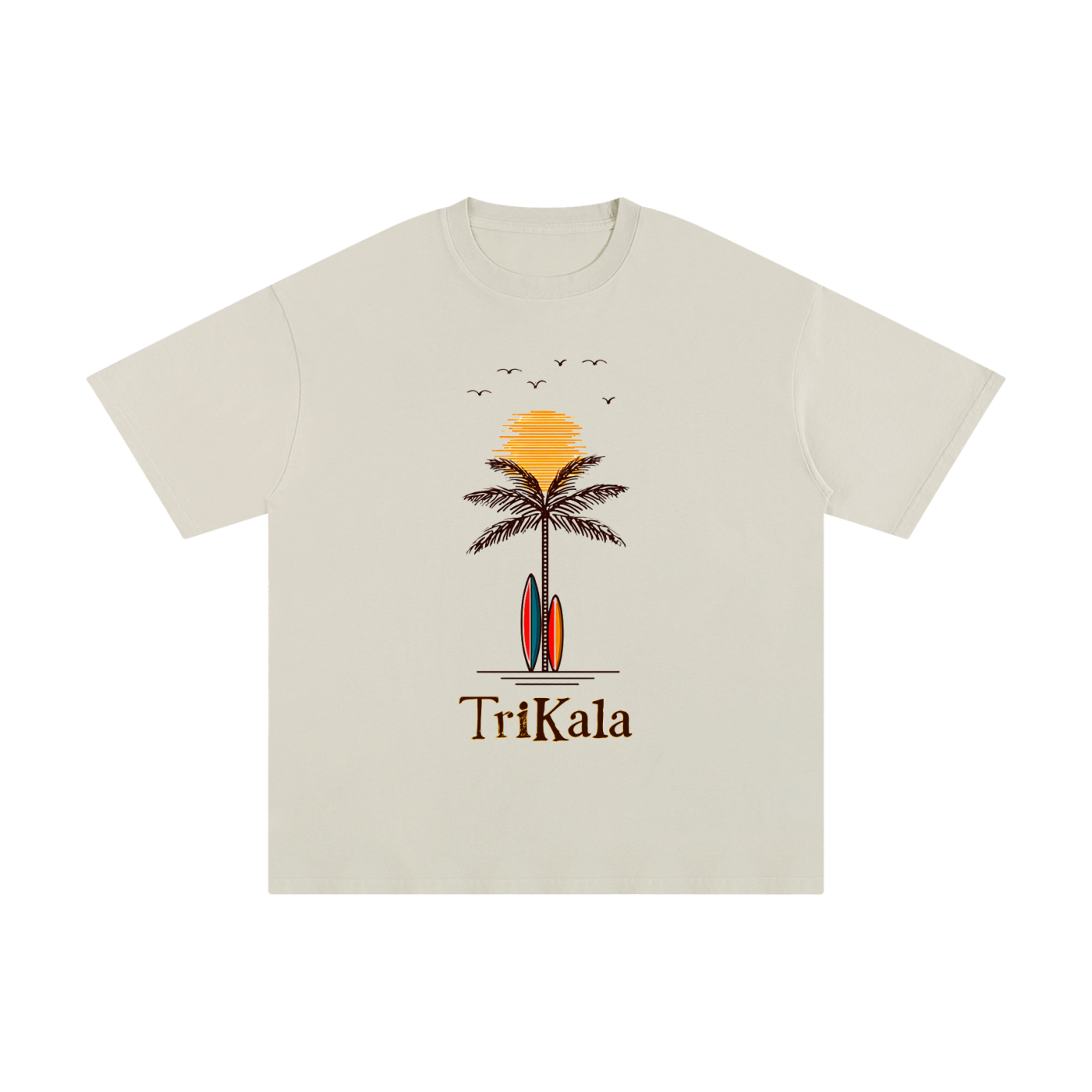 Trikala sunset  palm Tee