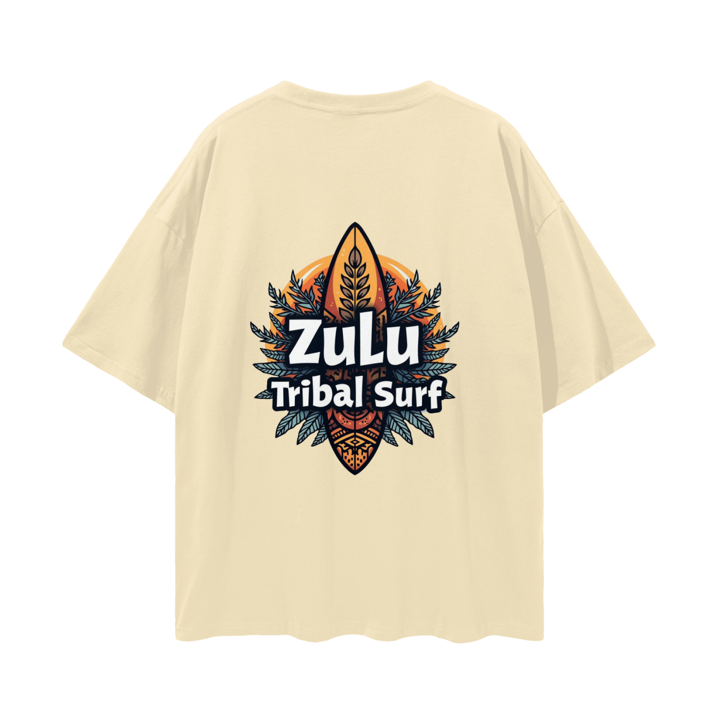Zulu Tribal Classic Oversize Deep Drop Shoulder Tee