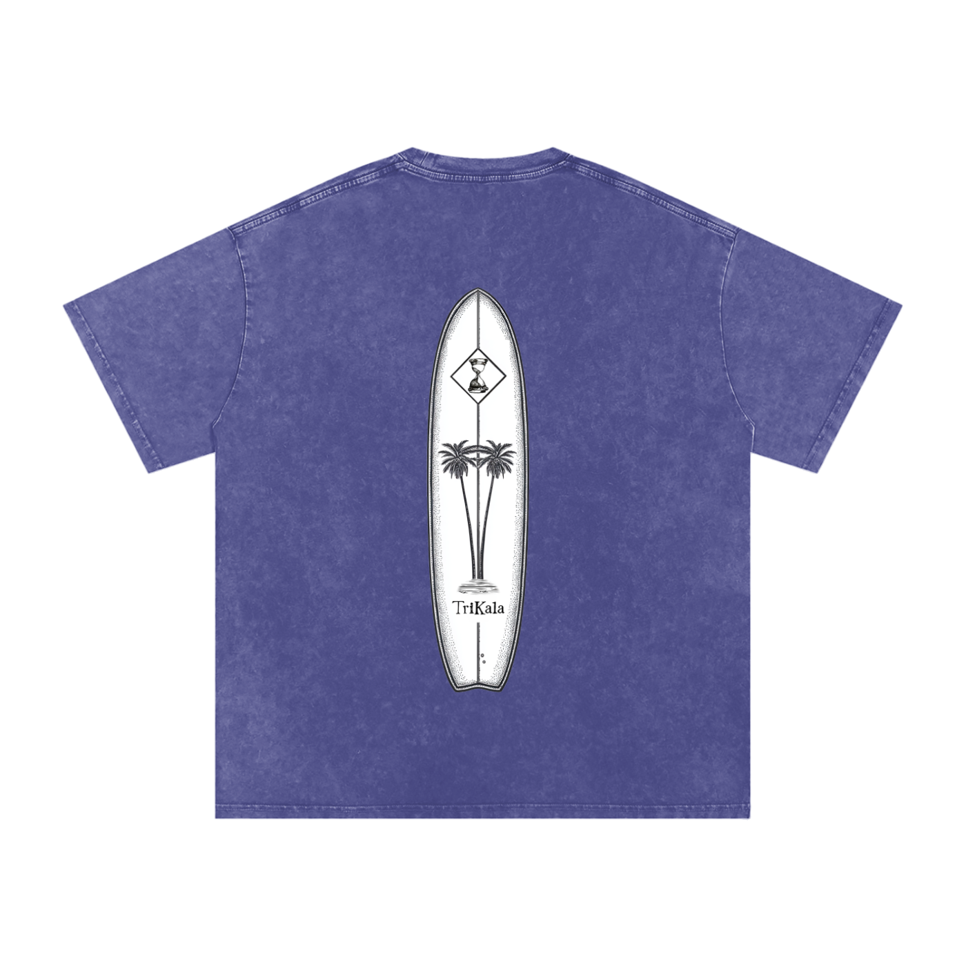Trikala longboard Acid Wash tee