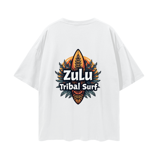 Zulu Tribal Classic Oversize Deep Drop Shoulder Tee