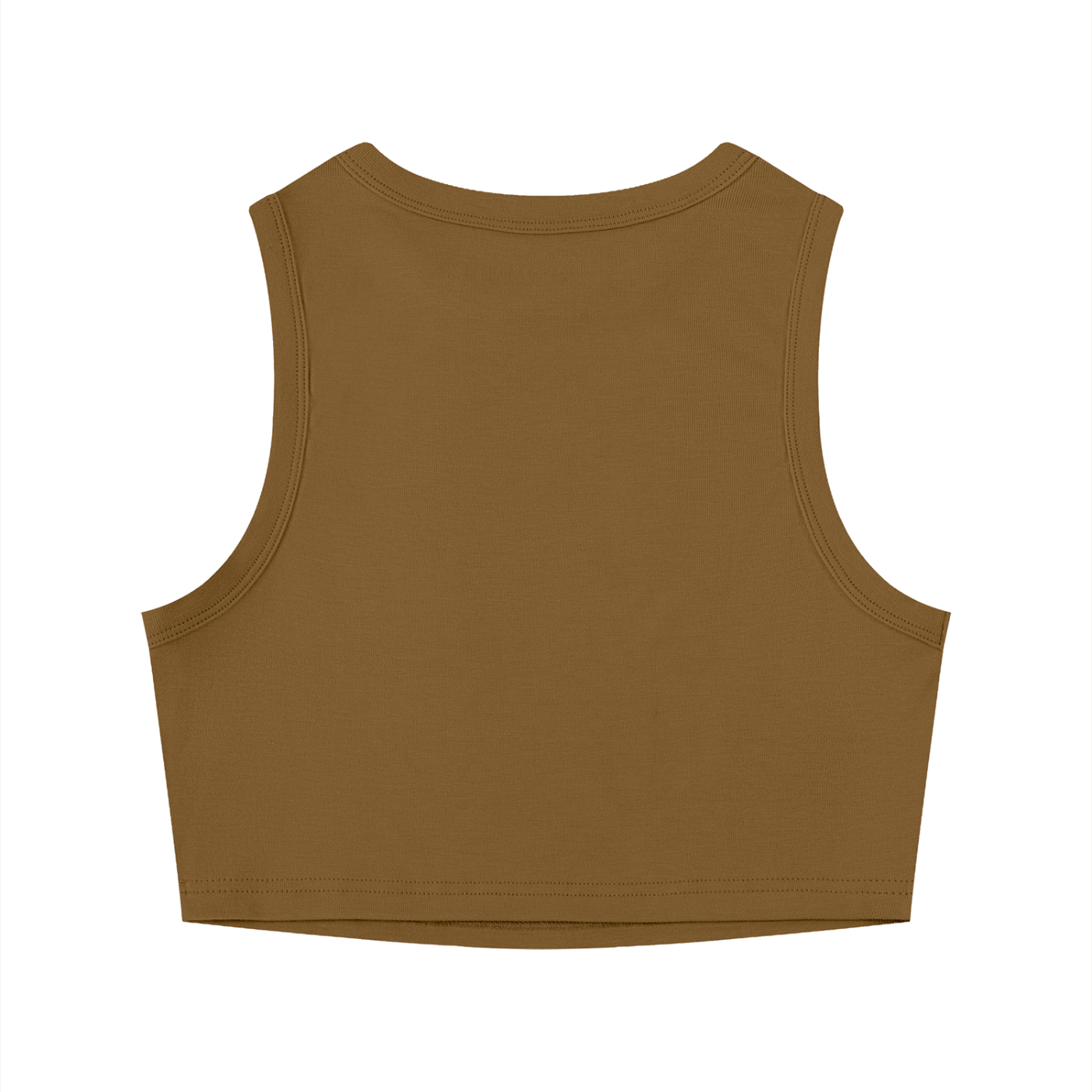 Zulu Tribal Women's Tight Crewneck Crop Tank Top