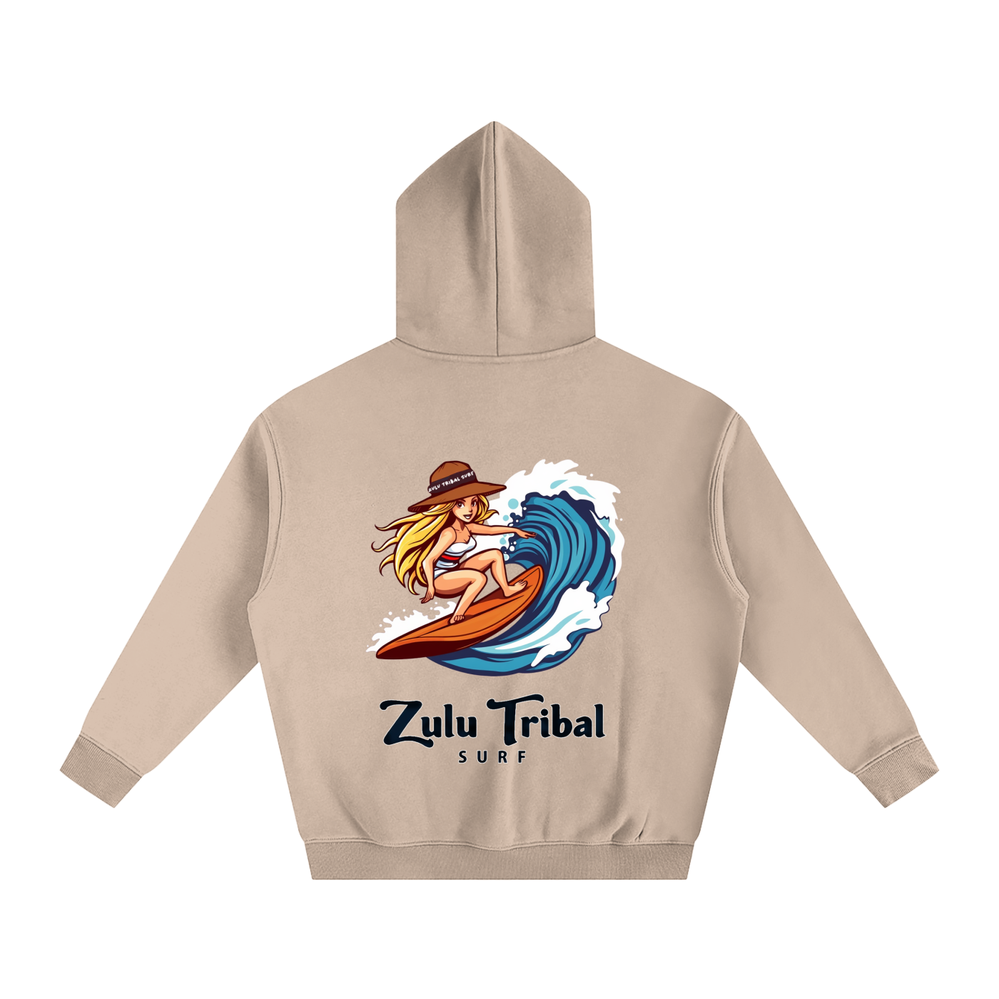 Zulu surfer girl Hoodie