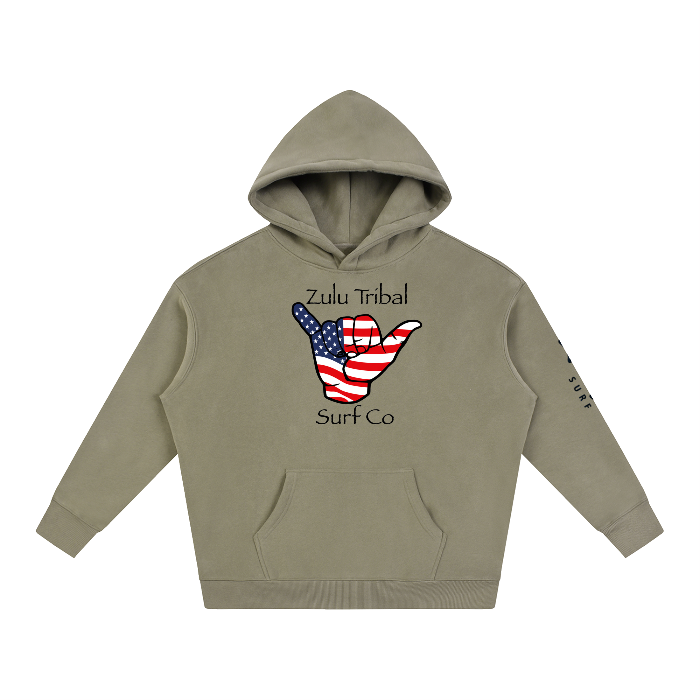 Zulu tribal Oversize Fleeced Hoodie