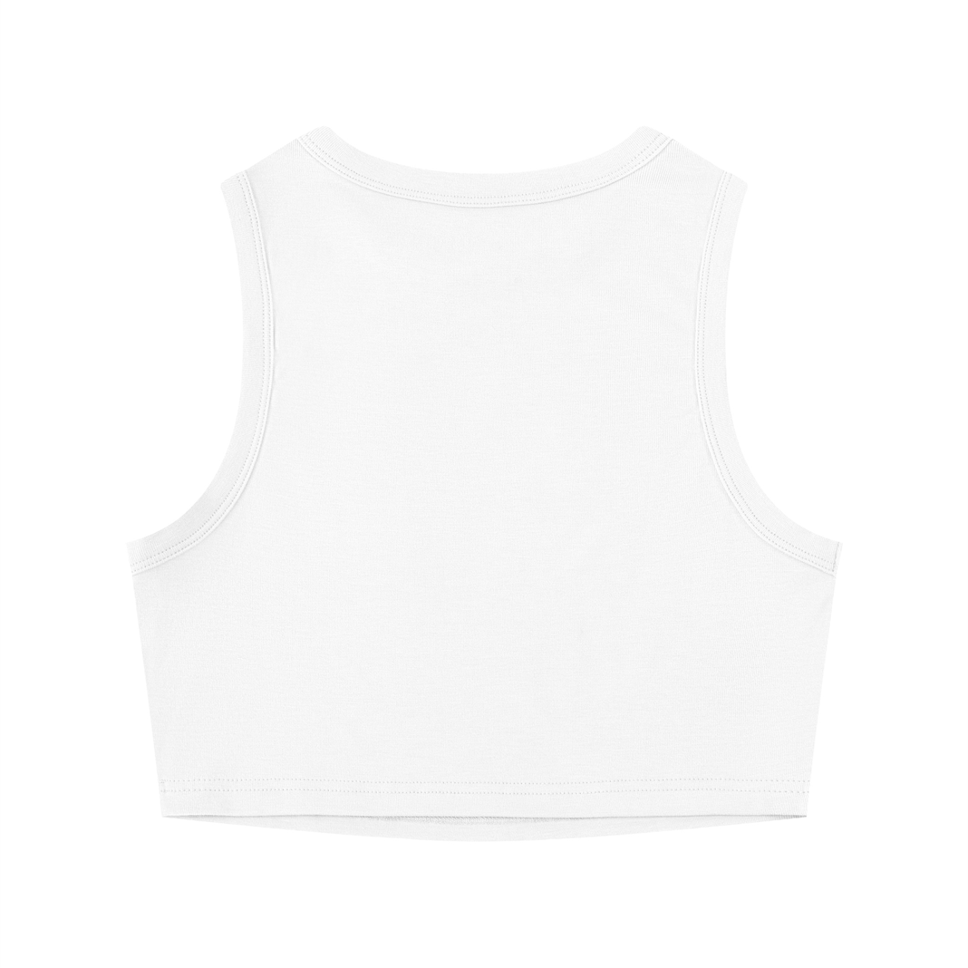 Zulu Tribal Women's Tight Crewneck Crop Tank Top