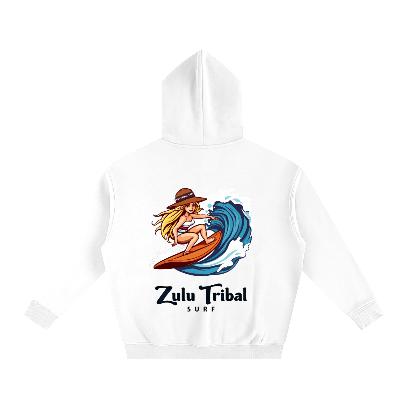 Zulu surfer girl Hoodie